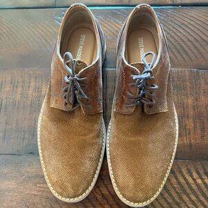 Steve Madden Men's Brown Lace-Up Derbys